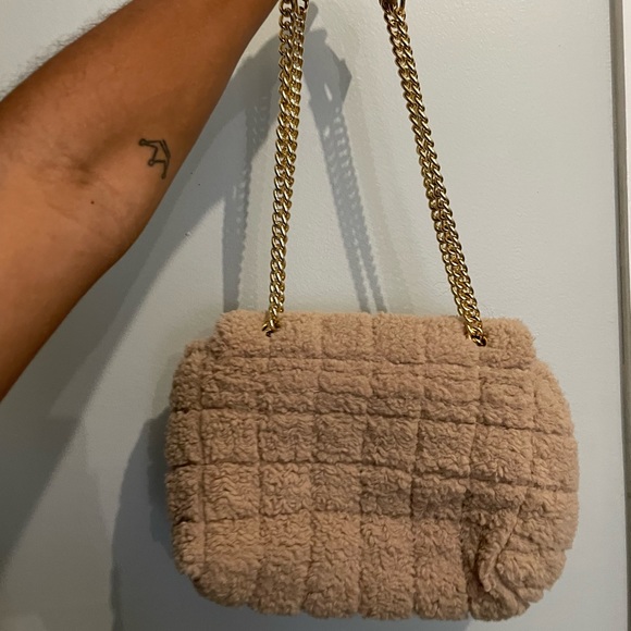 Fuzzy Tan Bag - Picture 3 of 3